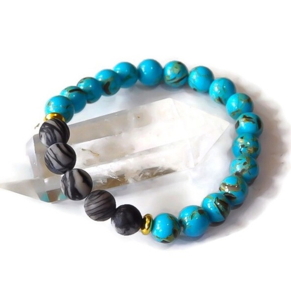 Oil Diffuser Gemstone Bracelet
